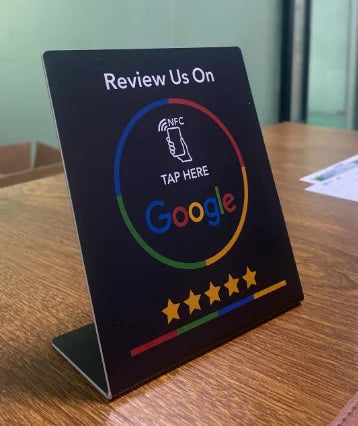 NFC Google Review Aufsteller – Kundenbewertungen sammeln -    Zorenza