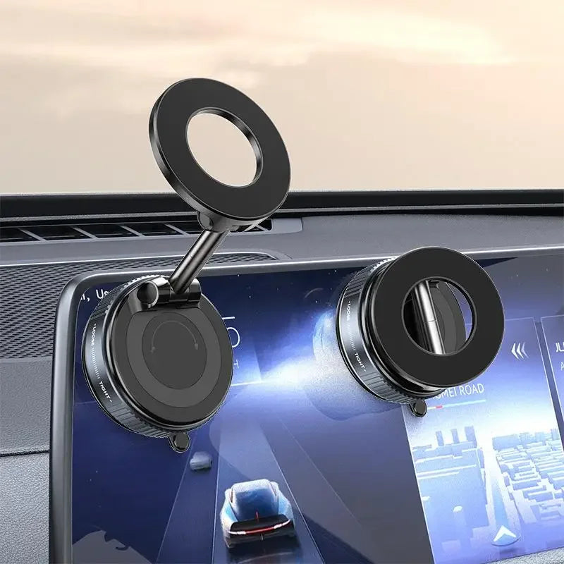 Magnetische Handyhalterung mit Vakuum-Saugnapf – 360° drehbar -    Zorenza