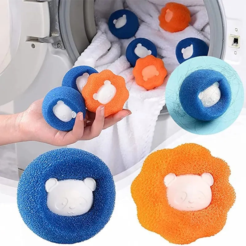 Magic Laundry Ball Kit Reusable Clothes Hair Cleaning Tool Pet Hair Remover Washing Machine Cat Dog Hair Catcher Laundry Ball Zorenza