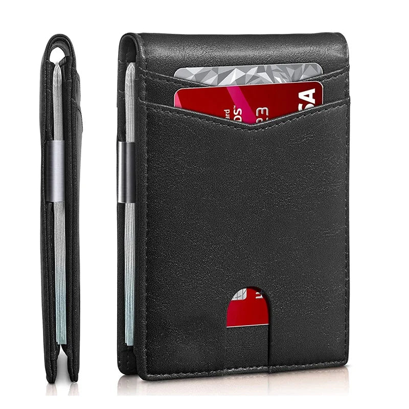 Slim-Wallet mit RFID-Schutz und Geldclip -    Zorenza