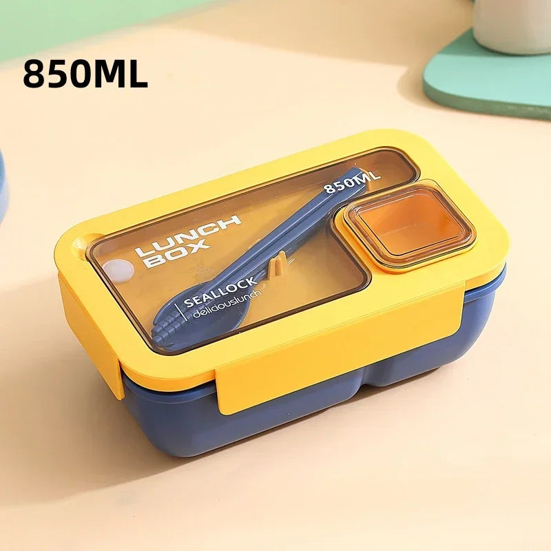 Bento Lunchbox mit Besteck und Silikonmanschette -    Zorenza