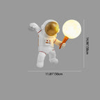 Astronauten-Wandlampe mit LED für Kinderzimmer -    Zorenza