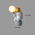 Astronauten-Wandlampe mit LED für Kinderzimmer -    Zorenza