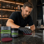 Politurpaste Set mit Polierpad – Metall und Stein -    Zorenza