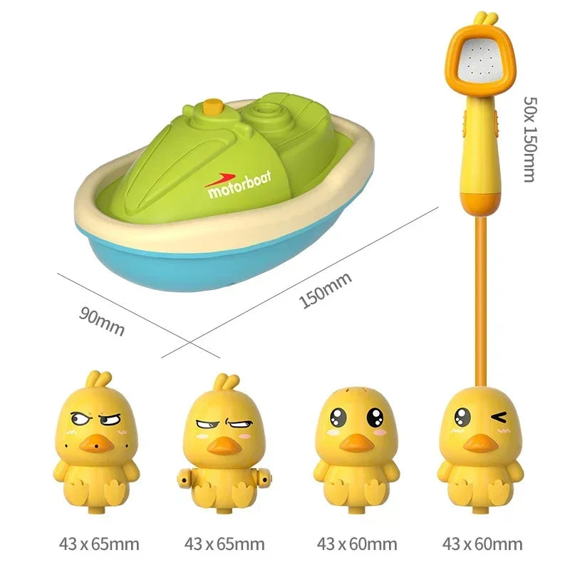 Enten-Badespielzeug mit Wassersprühfunktion -    Zorenza