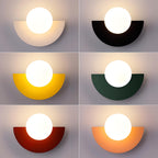 LED Wandleuchte mit Halbkreis-Design und Kugelform -    Zorenza