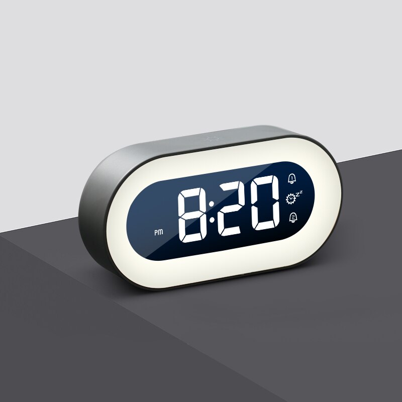 Digitalwecker LED mit Nachtlicht und sanften Wecktönen -    Zorenza