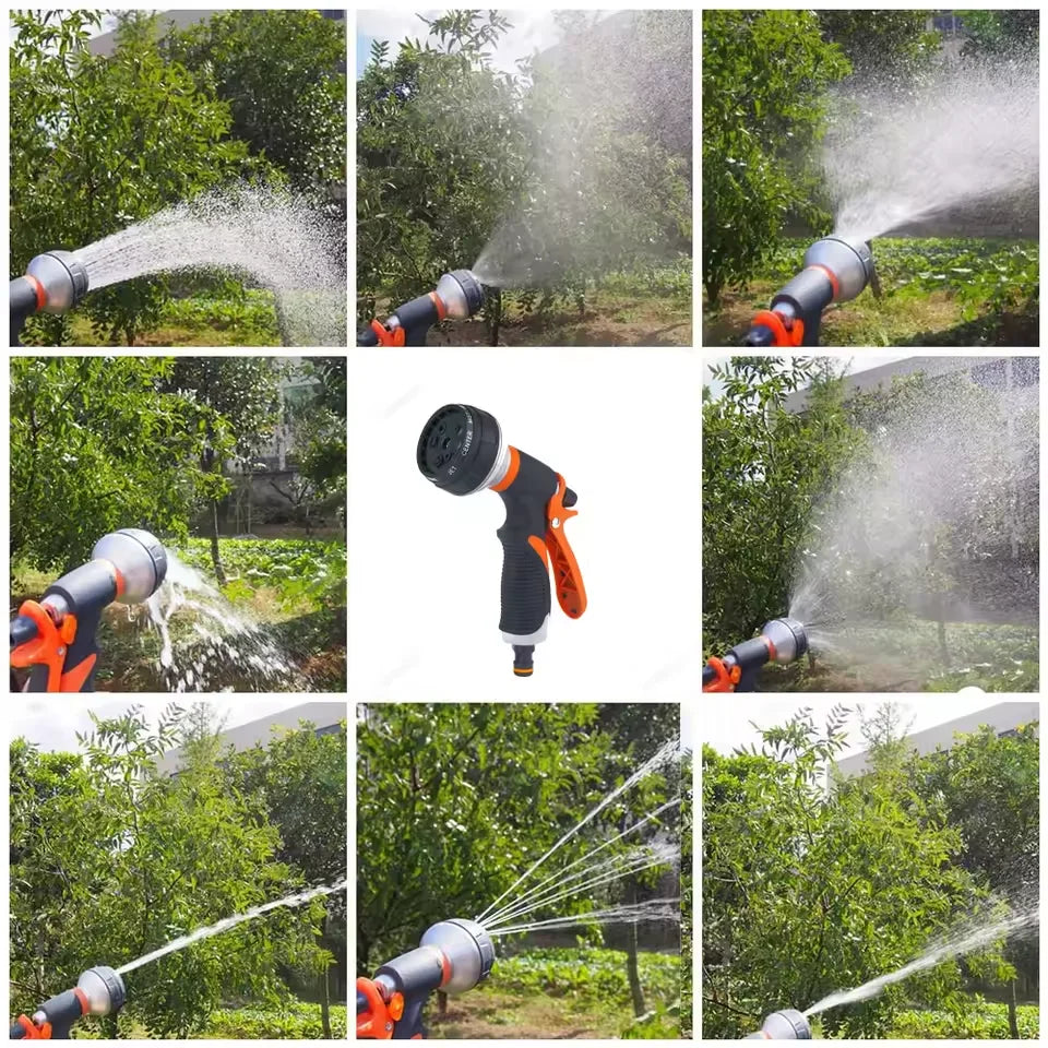 Garten-Sprühpistole mit 8 Sprühmustern – Für Bewässerung, Spülen und Autowäsche Zorenza