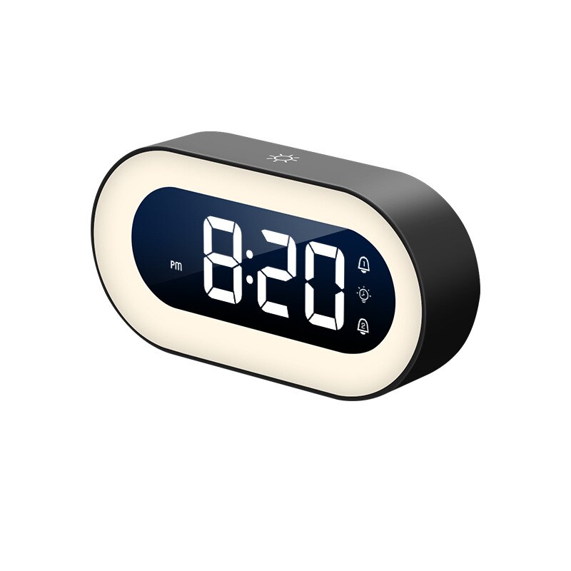Digitalwecker LED mit Nachtlicht und sanften Wecktönen -    Zorenza