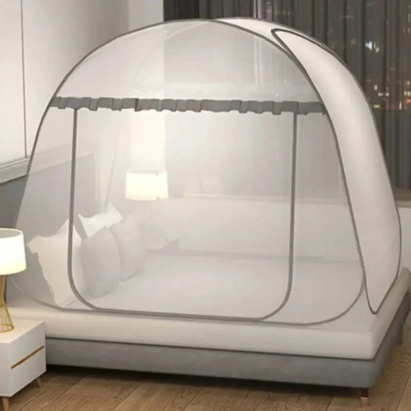 Moskitonetz Pop-Up für Doppelbett – faltbar -    Zorenza