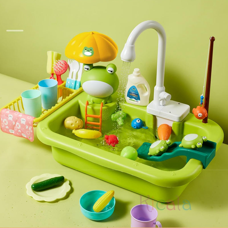 Wasserspieltisch mit Fontäne und Zubehör -    Zorenza