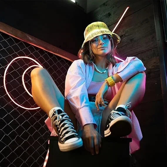 LED Bucket Hat mit Lichteffekten -    Zorenza