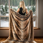Kunstfell-Decke Flauschig Warm für Sofa und Schlafzimmer -    Zorenza