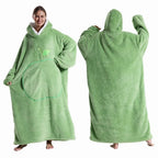 Kapuzendecke Sherpa Fleece Übergröße mit Ärmeln und Tasche -    Zorenza