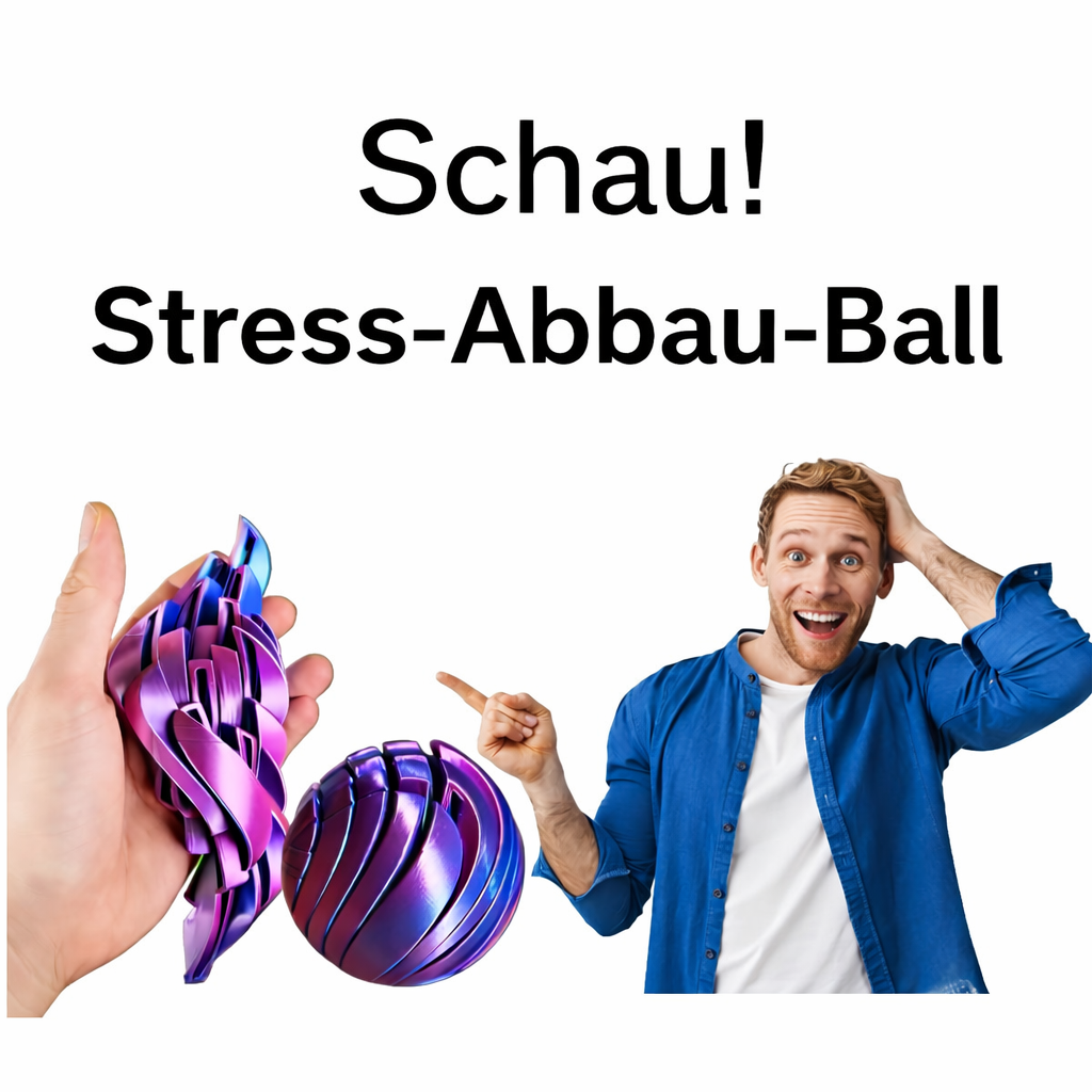 Anti-Stress-Ball mit spiraliger Struktur -    Zorenza