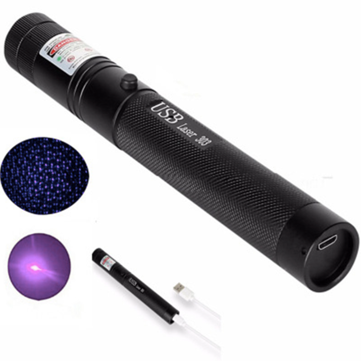Laserpointer USB wiederaufladbar mit verstellbarem Fokus -    Zorenza