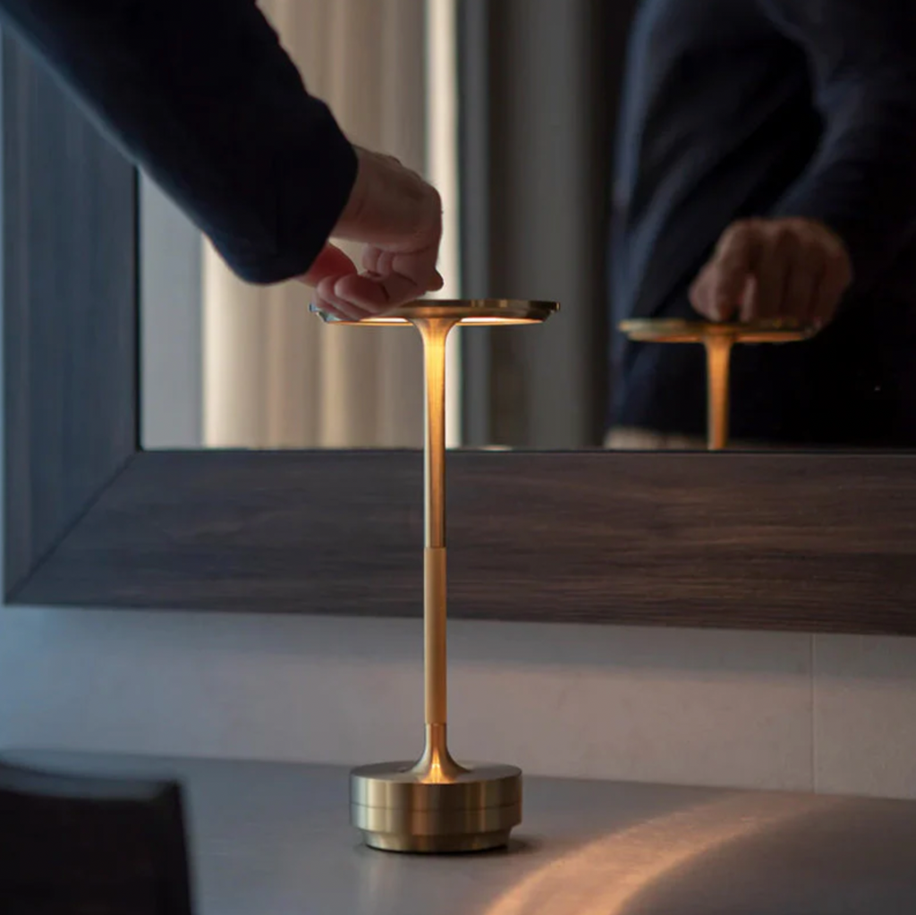 Tischlampe kabellos mit Touch-Bedienung und USB-Aufladung -    Zorenza