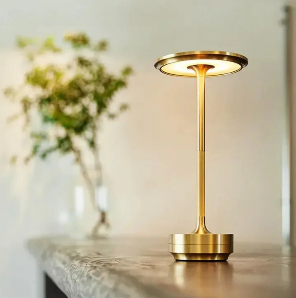 Tischlampe kabellos mit Touch-Bedienung und USB-Aufladung -    Zorenza