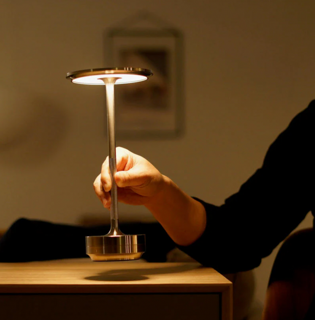 Tischlampe kabellos mit Touch-Bedienung und USB-Aufladung -    Zorenza