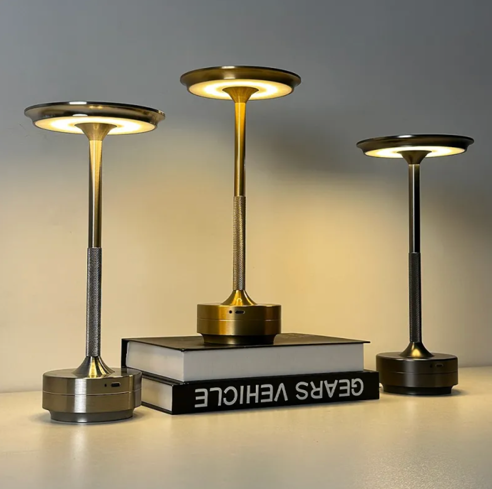 Tischlampe kabellos mit Touch-Bedienung und USB-Aufladung -    Zorenza