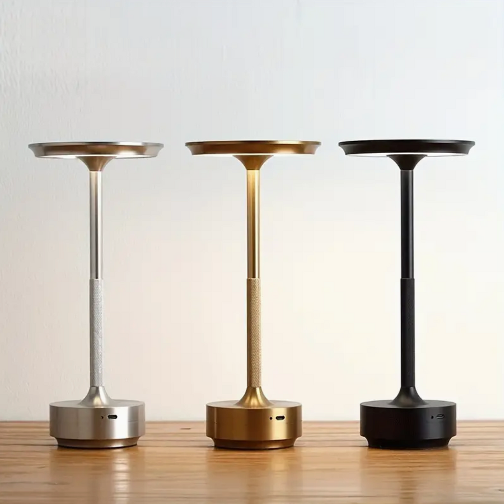 Tischlampe kabellos mit Touch-Bedienung und USB-Aufladung -    Zorenza
