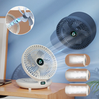 Tischventilator USB – Kompakt, leise, wiederaufladbar -    Zorenza