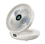 Tischventilator USB – Kompakt, leise, wiederaufladbar -    Zorenza