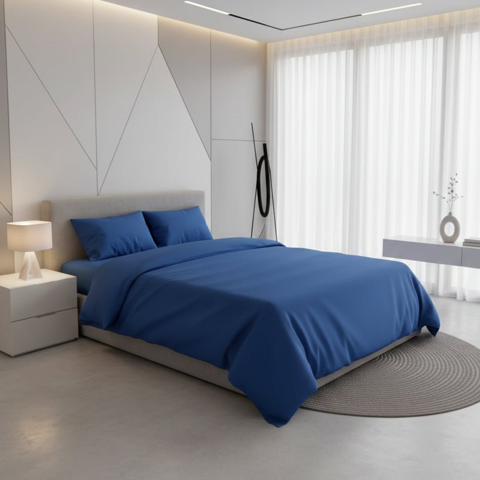 Satin-Spannbettlaken aus 100% Baumwolle Zorenza