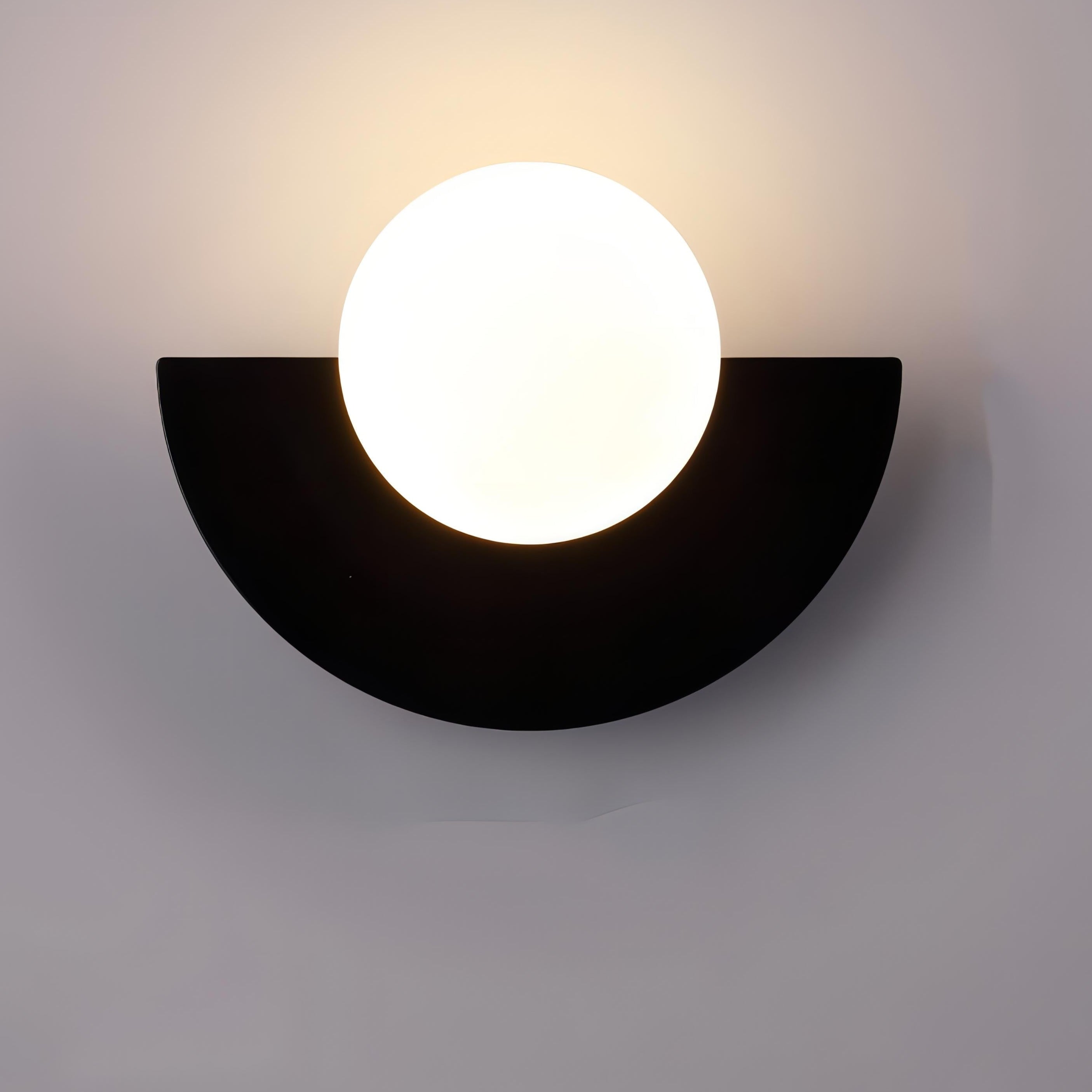 LED Wandleuchte mit Halbkreis-Design und Kugelform -    Zorenza