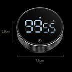Digitaler Küchentimer mit Magnetrückseite und LCD-Display -    Zorenza