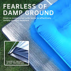 Isomatte Aluminium mit Schaum für Camping und Outdoor -    Zorenza