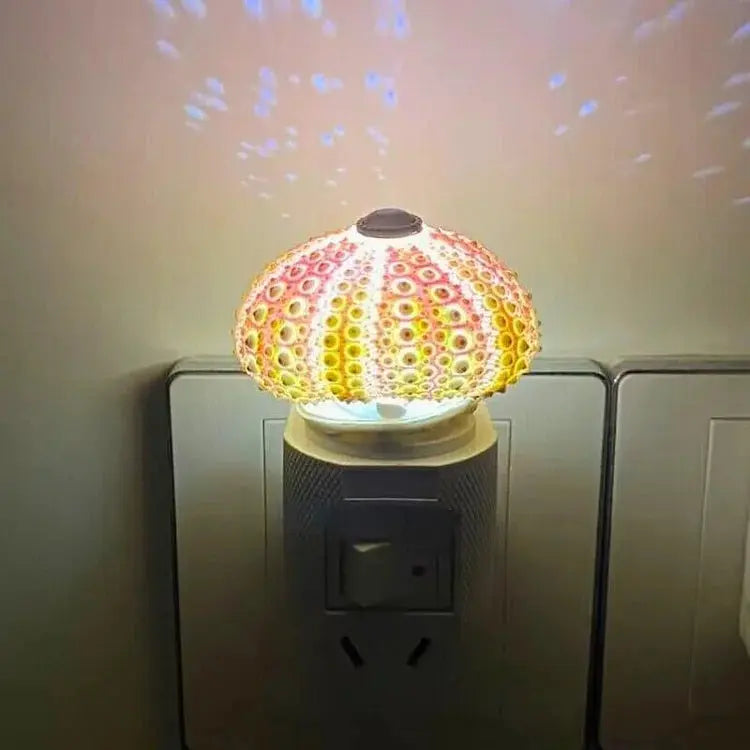 Seeigel-Nachtlampe mit sanfter Ambientebeleuchtung Zorenza