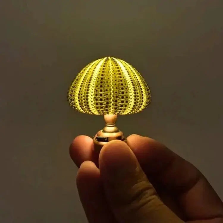 Seeigel-Nachtlampe mit sanfter Ambientebeleuchtung Zorenza