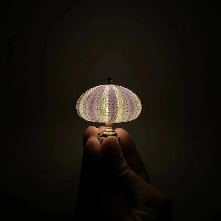 Seeigel-Nachtlampe mit sanfter Ambientebeleuchtung Zorenza