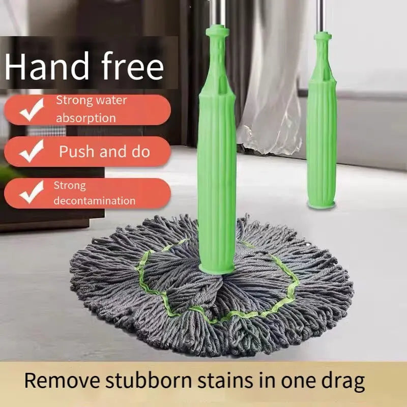 Selbstauswringender Mikrofaser-Mopkopf – Handfreies Auswringen, 55 cm Zorenza