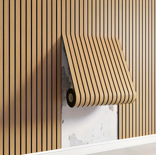 Selbstklebendes 3D-Wandpaneel mit Holzoptik Zorenza