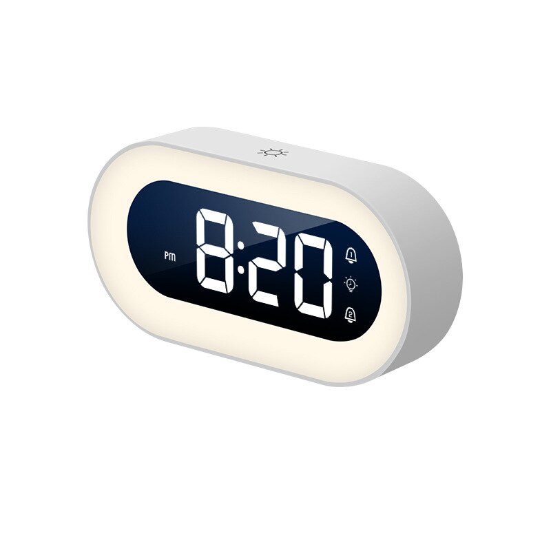 Digitalwecker LED mit Nachtlicht und sanften Wecktönen -    Zorenza
