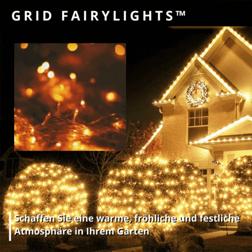 Solar-Lichternet LED mit Netzstruktur für Garten und Terrasse -    Zorenza