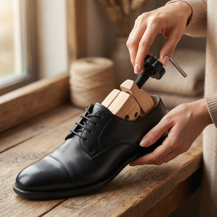 Schuhspanner aus Holz mit Ballenschutz - 2-Wege-Dehnung Zorenza