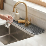 Silikon-Abtropfmatte für Wasserhahn