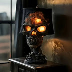 Totenkopf-Lampe Lava-Effekt – Düsteres Design für Schlafzimmer und Gaming-Raum -    Zorenza
