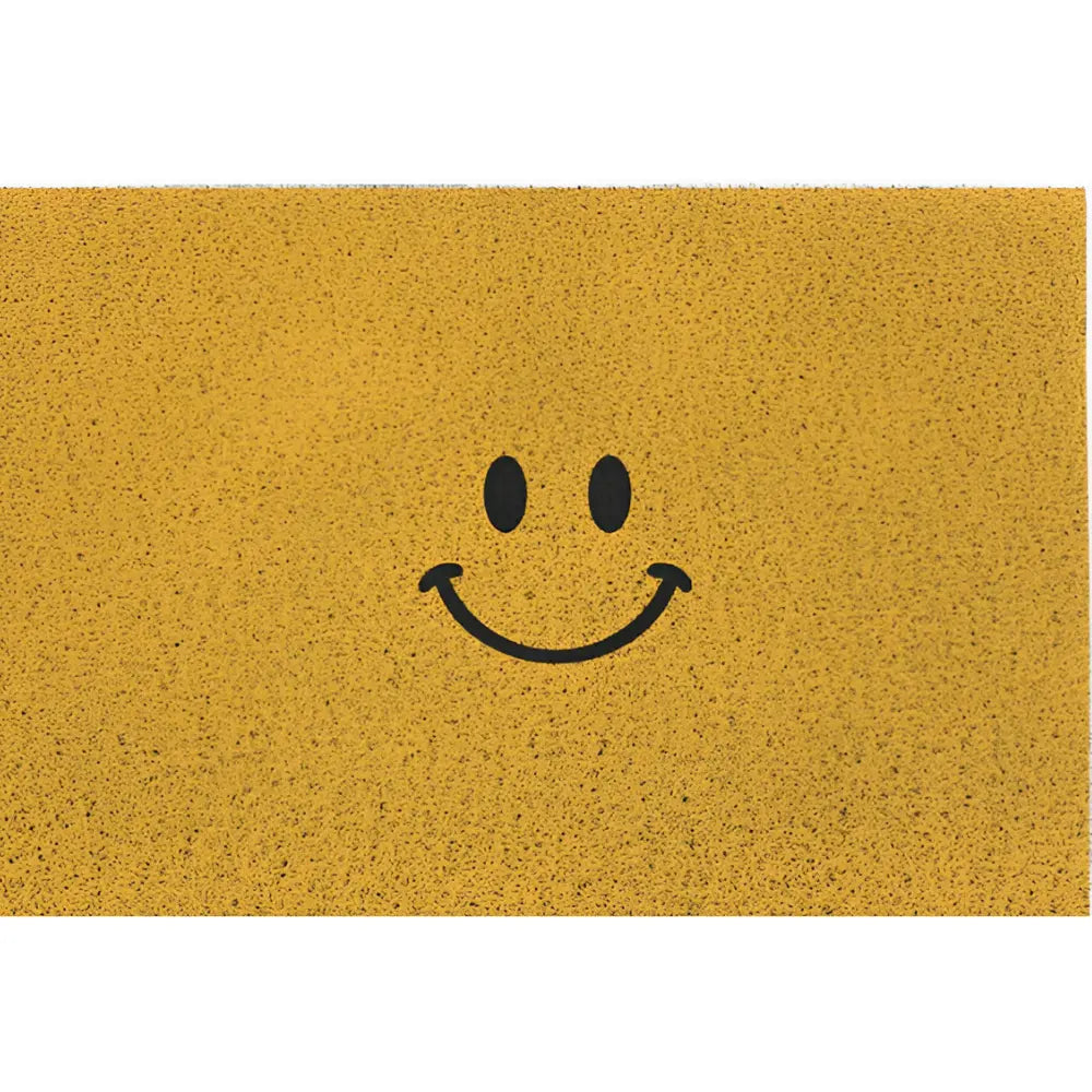 Smiley-Fußmatte – Rutschfestes PVC mit Schnelltrocknender Oberfläche Zorenza