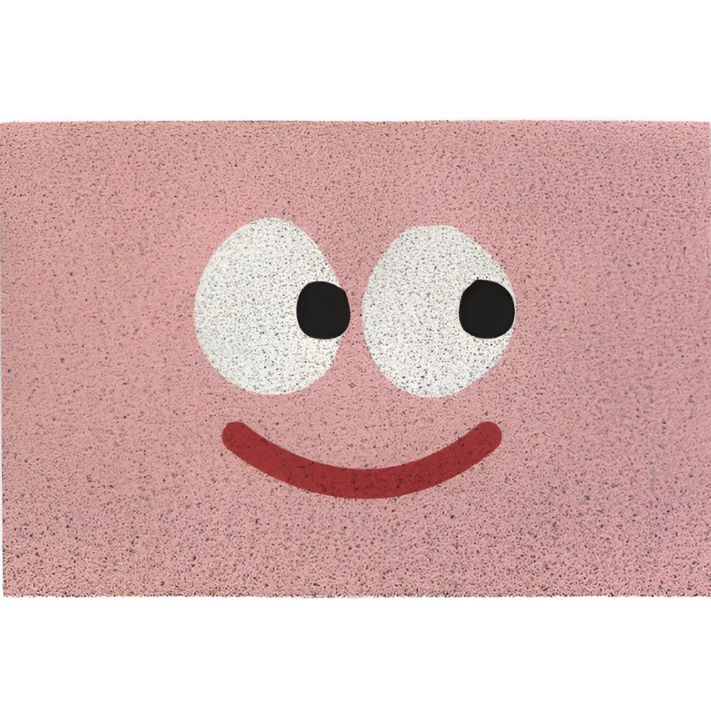 Smiley-Fußmatte – Rutschfestes PVC mit Schnelltrocknender Oberfläche Zorenza