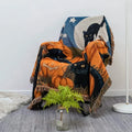 Sofawurf gestrickt mit Motiv – Anti-Pilling -    Zorenza