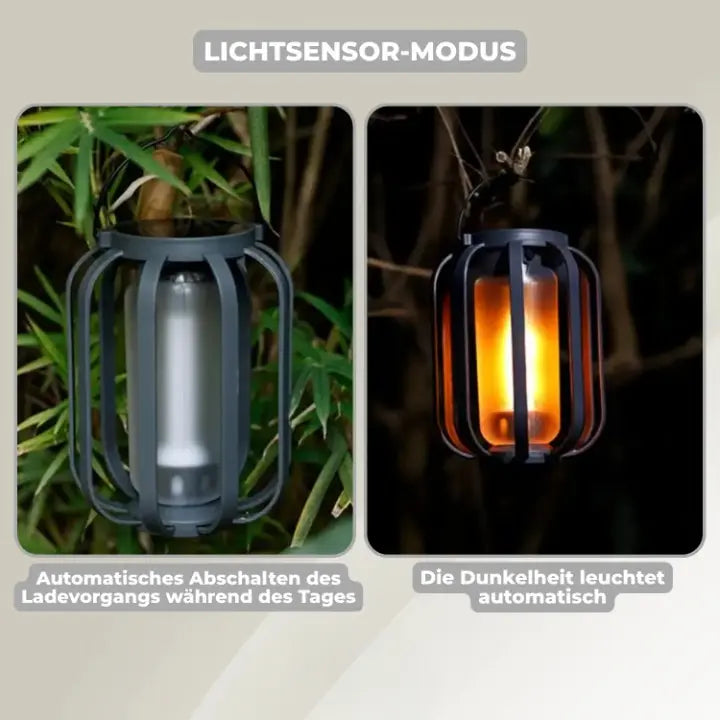 Solar-LED-Laterne mit Flammeneffekt Zorenza