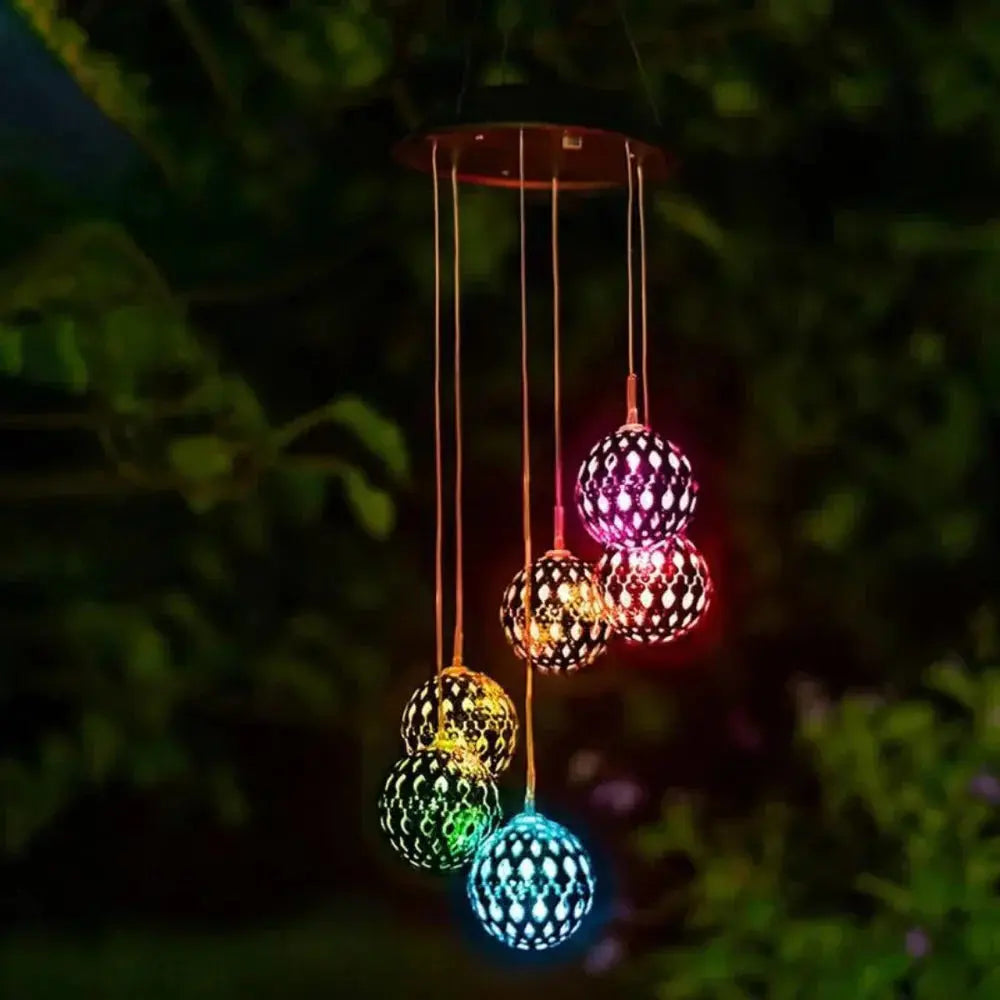Solar-LED-Windspiel – Farbwechselndes Licht für Garten & Balkon Zorenza