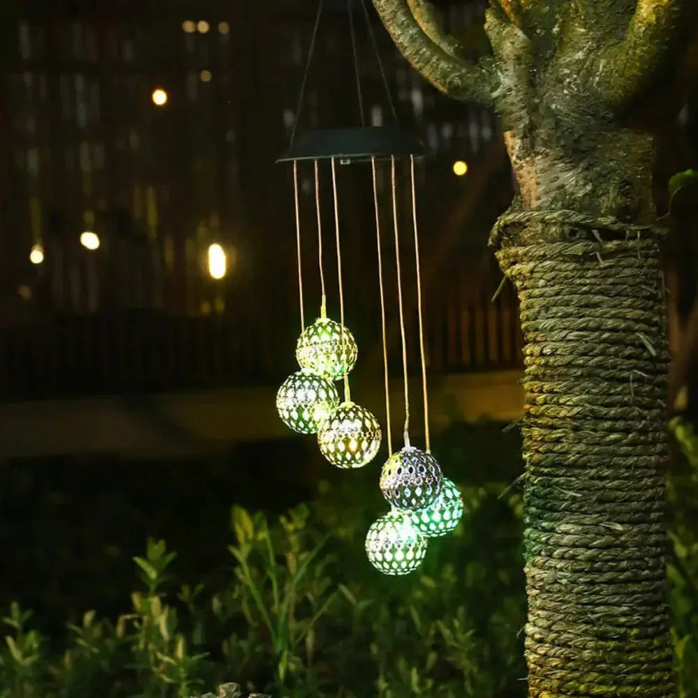 Solar-LED-Windspiel – Farbwechselndes Licht für Garten & Balkon Zorenza