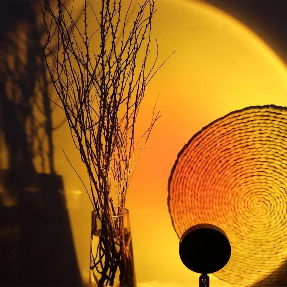 Sonnenuntergangs-Projektionslampe – 16 Farben, 180° Drehkopf Zorenza