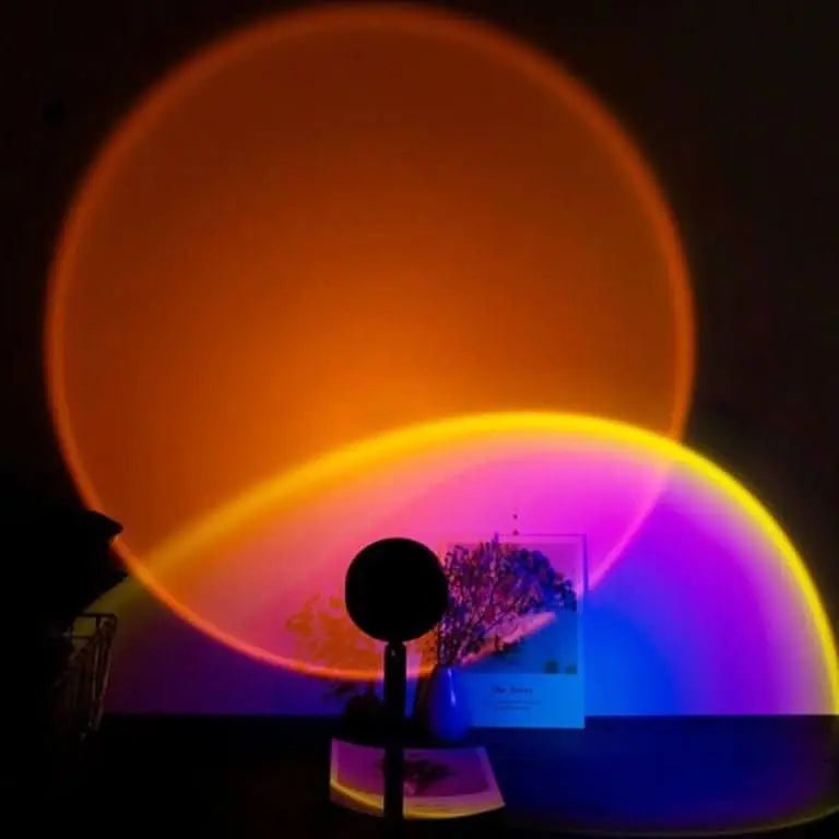 Sonnenuntergangs-Projektionslampe – 16 Farben, 180° Drehkopf Zorenza