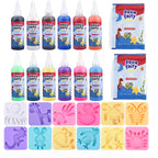 Wasser-Gelee-Kreativset mit bunten Farben und Formen -    Zorenza